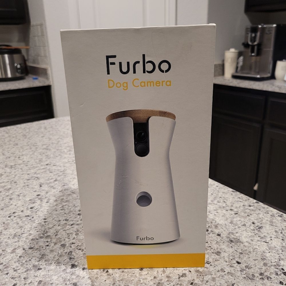 Furbo Dog Camera Treat Tossing, 1080P 2.4G Wifi only 2-Way Audio White